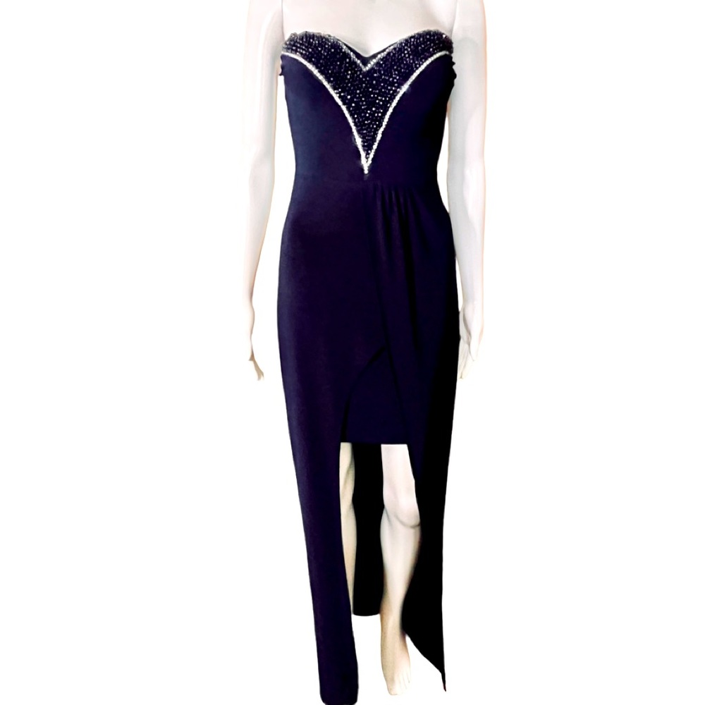 Jacaranda navy blue sleeveless gown